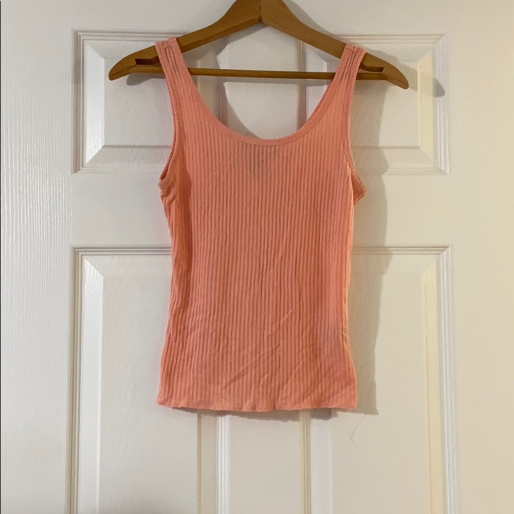 Plain peach tank top!